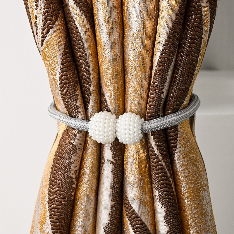 Modern And Simple Wavy Cationic Jacquard Curtain Fabrics high quality